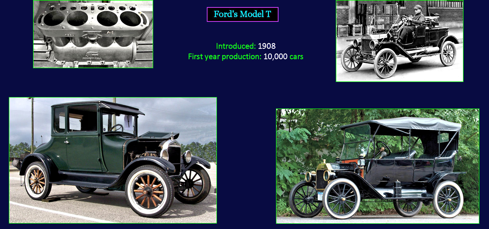 Model T Ford, 1910